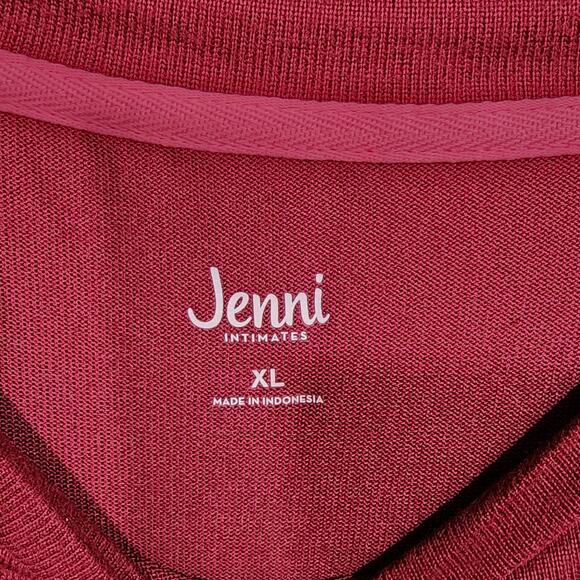 Jenni Pajama Set Lounge Wear Long Sleeve Top Flannel Jogger Style Bottoms XL - Picture 5 of 13